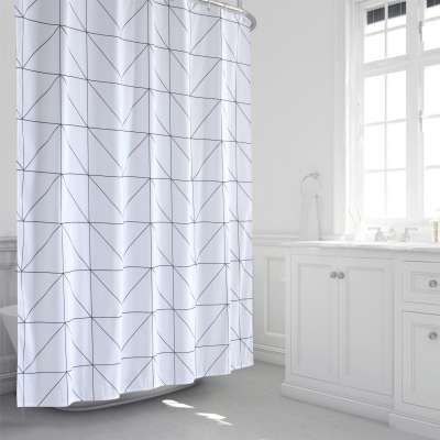 Made in China 120*180cm Wholesales Fixed Pattern Polyester Waterproof Shower Curtain