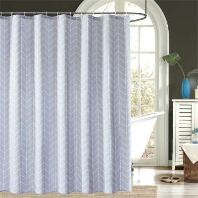 2020 Multiple Pattern Selection 150*200cm Preventing Mildew Soft Bathroom Shower Curtain Sets