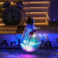 christmas ball blue christmas transparent ball LED christmas tree decoration balls