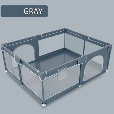 Gray Portable Kids Playpen Safety Play Center Yard Home Indoor Fence Baby Play Yard baby playpens