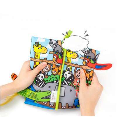 Colorful model  Fabric book animals alphabet nature number  ability training