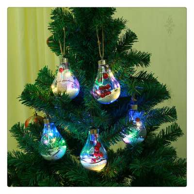 Wholesale Popular Led Christmas Balls With Design Xmas Decoration Ball Decor 2020 Christmas Tree Decoration Makeup Glow Ball